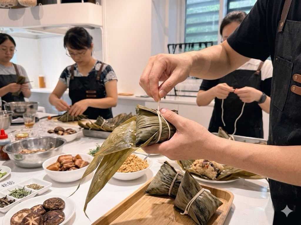 端午節_包粽子